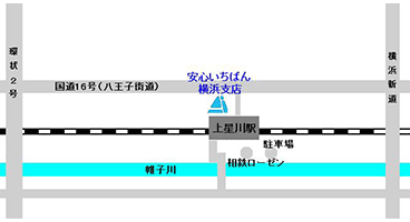 横浜支店地図